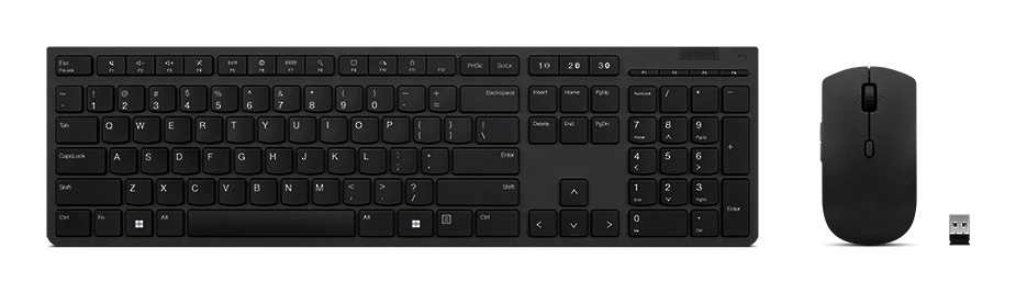 Lenovo 4X31K03934 teclado Ratón incluido Oficina RF Wireless + Bluetooth Español Gris