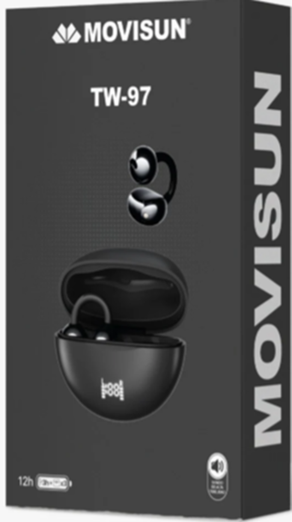 AUDIFONOS  MOVISUN BLUETOOTH TW-97 NEGRO