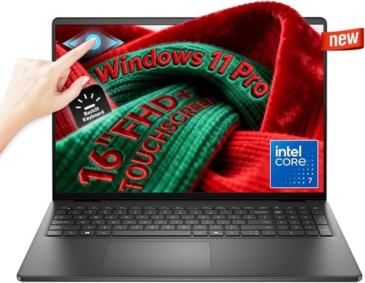 [CTV12] Dell 16 - Notebook - 16" - Intel Core 7 150U / 5.4 GHz - DDR5 SDRAM - 16 GB - 512 GB - Integrated graphics