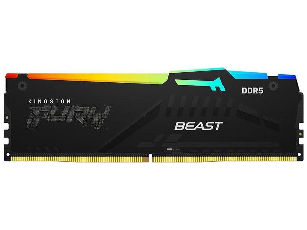 Kingston FURY Beast - DDR5 - módulo - 8 GB - DIMM de 288 contactos - 5600 MHz / PC5-44800 - CL40 - 1.25 V