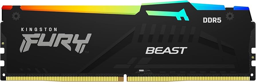 Kingston FURY Beast RGB - DDR5 - módulo - 16 GB - DIMM de 288 contactos - 5600 MT/s / PC5-44800 - CL40
