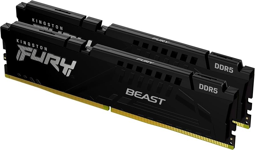 Kingston FURY Beast - DDR5 - módulo - 32 GB - DIMM de 288 contactos - 5600 MT/s / PC5-44800 - CL40 - 1.25 V