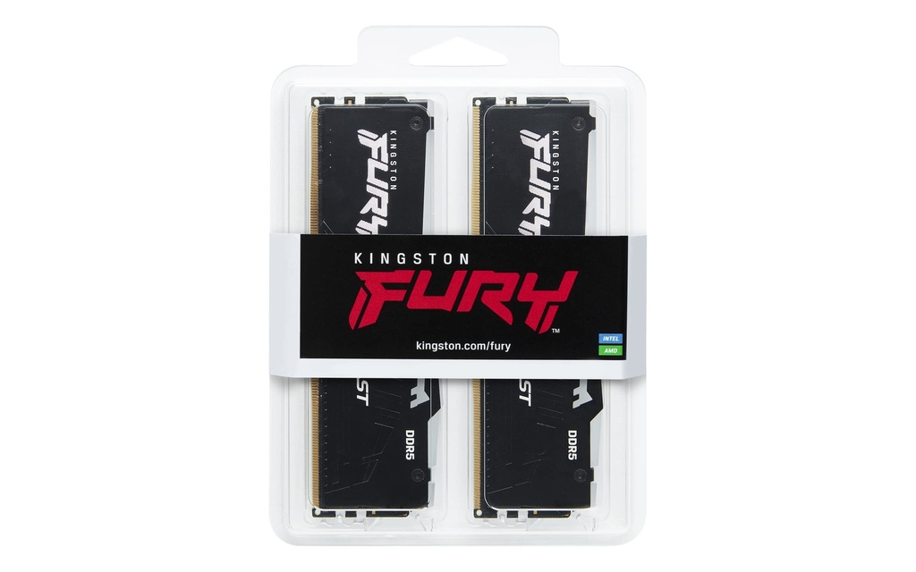 Kingston FURY Beast RGB - DDR5 - módulo - 32 GB - DIMM de 288 contactos - 5600 MT/s / PC5-44800 - CL40