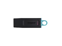 [CH411KNG12] Kingston DataTraveler Exodia - Unidad flash USB - 64 GB - USB 3.2 Gen 1 - negro con turquesa