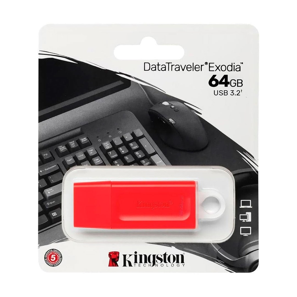 Kingston - USB flash drive - USB 3.0 - red
