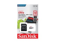 SanDisk Ultra - Tarjeta de memoria flash (adaptador microSDHC a SD Incluido) - 32 GB - Class 10 - microSDHC UHS-I