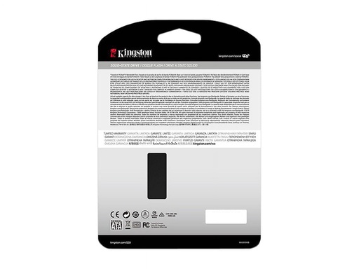 [DH256KNG10] Kingston KC600 - SSD - cifrado - 256 GB - interno - 2.5" - SATA 6Gb/s - AES de 256 bits