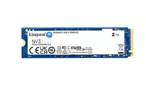 [DH200KNG15] Kingston - Internal hard drive - 2 TB - Solid state drive - NV3 M.2 2280 NVMe