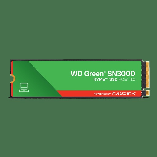 [WDS100T4G0E] Western Digital WD Green SN3000 - Internal hard drive - 1 TB - M.2 2280 - Solid state drive