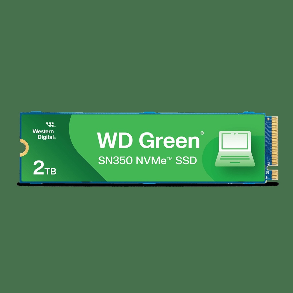 WD Green SN350 NVMe SSD WDS200T3G0C - SSD - 2 TB - interno - M.2 2280 - PCIe 3.0 x4 (NVMe)