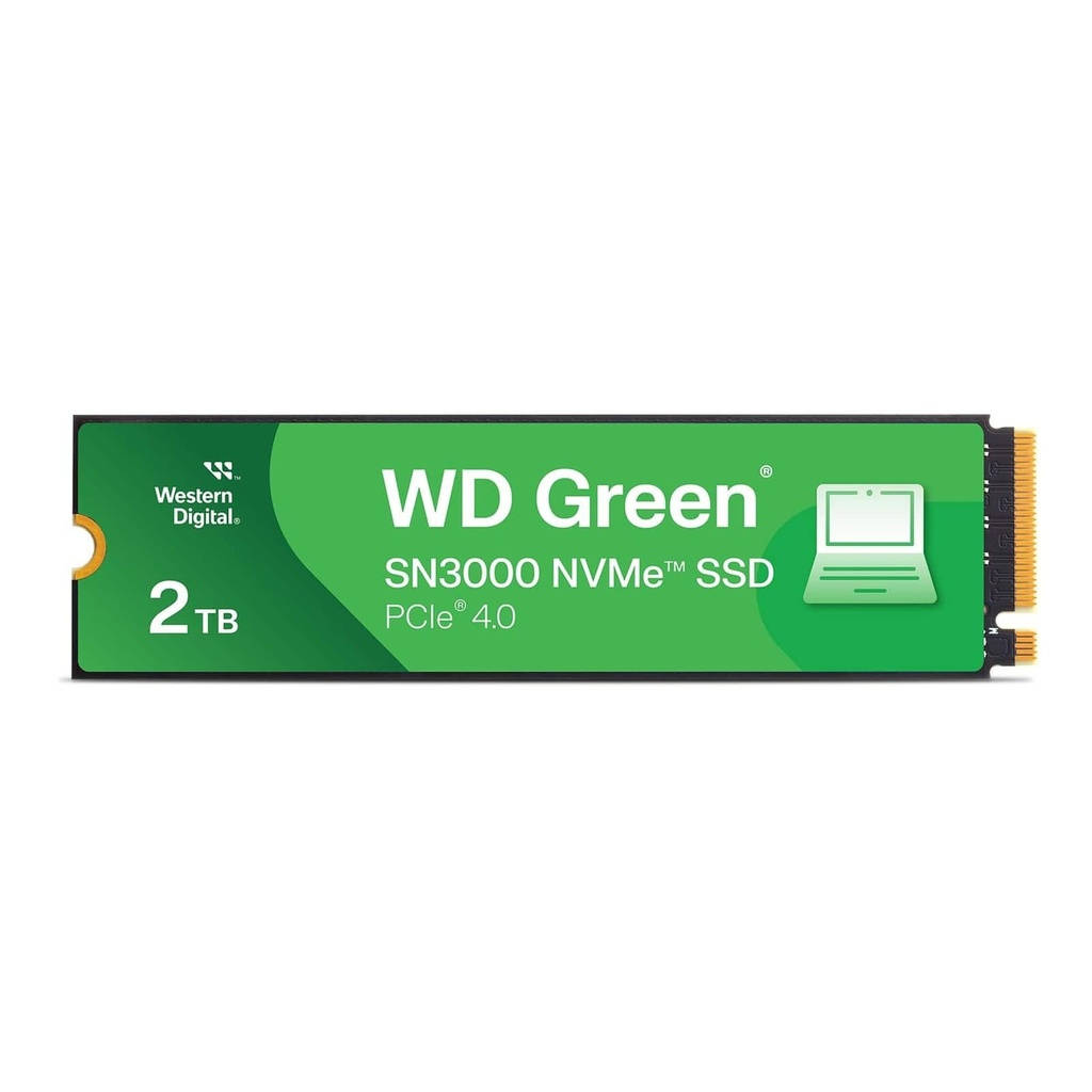Western Digital WD Green SN3000 - Internal hard drive - 2 TB - M.2 2280 - Solid state drive
