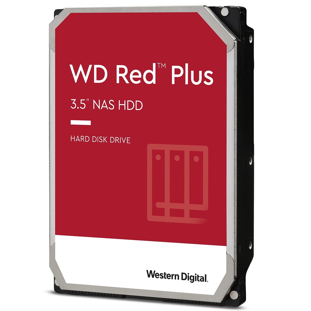 [DH963WDC60] WD Red Plus WD60EFPX - Disco duro - 6 TB - interno - 3.5" - SATA 6Gb/s - 5400 rpm - búfer: 256 MB