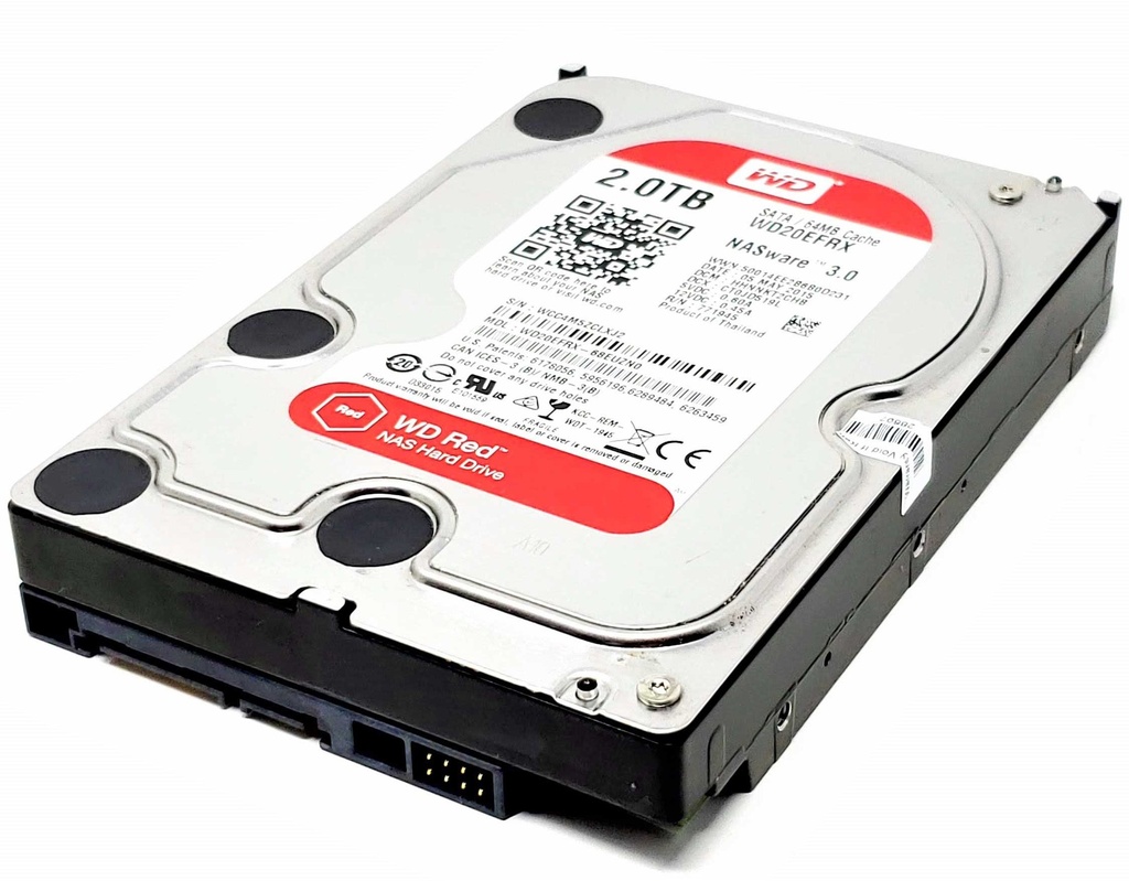 Western Digital WD Red - Hard drive - Internal hard drive - 12 TB - 3.5" - 7200 rpm - SATA