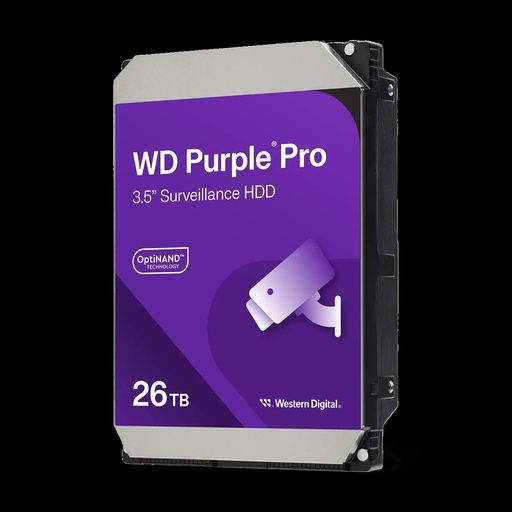 [DH978WDC03] WD Purple Pro WD181PURP - Disco duro - 18 TB - interno - 3.5" - SATA 6Gb/s - 7200 rpm - búfer: 512 MB
