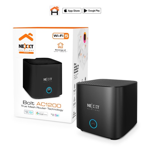 [NCM-C1200 2PK] Nexxt Solutions Home - Wireless router - Wireless - 802.11a/b/g/n/ac - Desktop - 2 pack