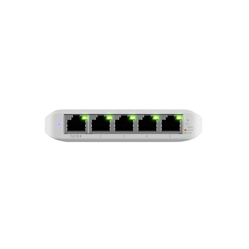[USW-Flex-Mini] Ubiquiti UniFi Switch USW Flex Mini - Conmutador - inteligente - 4 x 10/100/1000 + 1 x 10/100/1000 (PoE+)