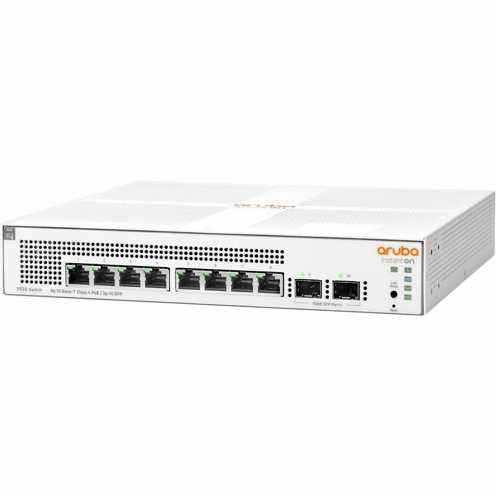 HPE Networking Instant On 1930 8G Class4 PoE 2SFP 124W Switch - Conmutador - L2 + - Gestionado