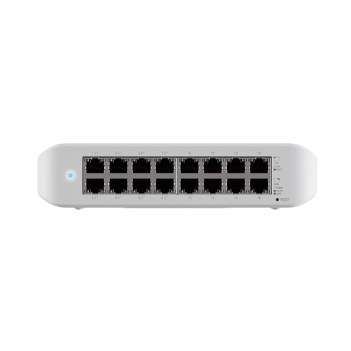 [USW-Lite-16-POE] Ubiquiti UniFi Switch Lite USW-Lite-16-POE - Conmutador - Gestionado - 16 x 10/100/1000 (8 PoE+)
