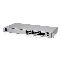 Ubiquiti UniFi Switch USW-24 - Conmutador - Gestionado - 24 x 10/100/1000 + 2 x Gigabit SFP
