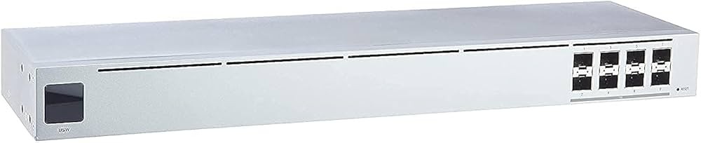 Ubiquiti UniFi Switch USW-Aggregation - Conmutador - Gestionado - 8 x 10 Gigabit SFP+ - montaje en rack