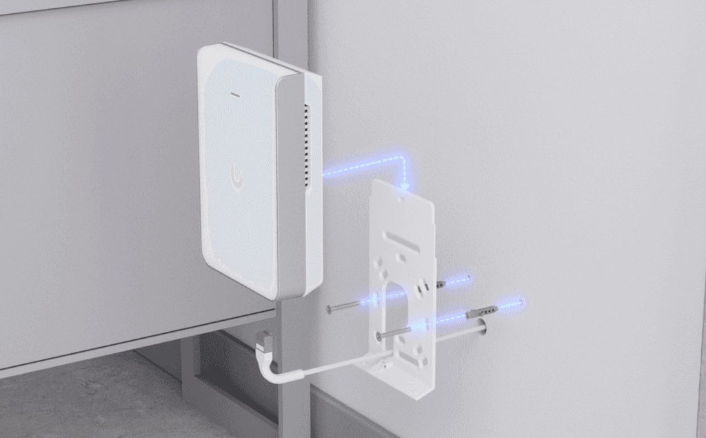 Ubiquiti - Wireless access point - U7-Pro-Wall WiFi 7 AP 6GHz 4 p