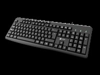 Xtech - Keyboard - Wired - Spanish - USB - Black - Multimedia 9 hotkeys XTK-140S