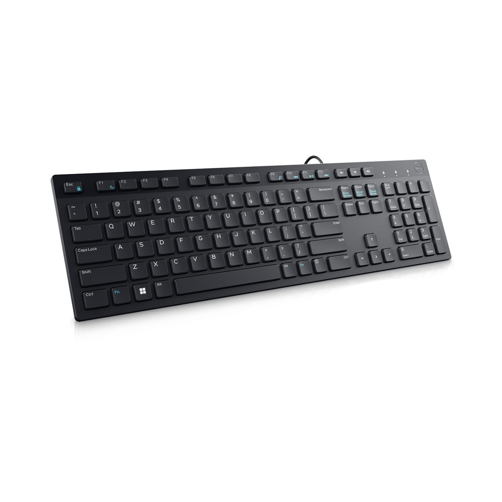 Dell KB216 - Teclado - USB - español - negro - para Latitude 3480, 3580
