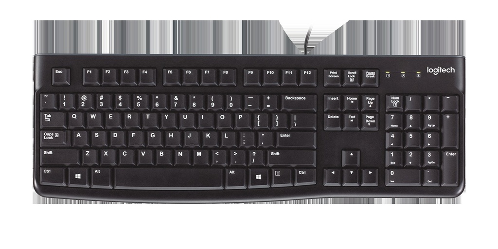 TECLADO/LOGITECH K120/USB/TECLAS CONCAVAS