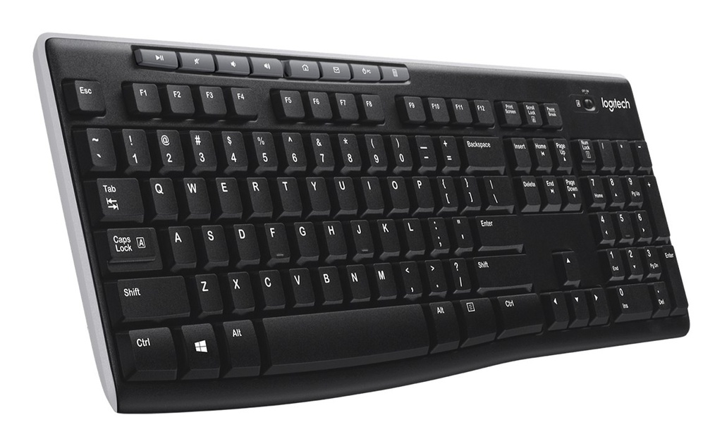 Logitech Wireless Keyboard K270 - Teclado - inalámbrico - 2.4 GHz
