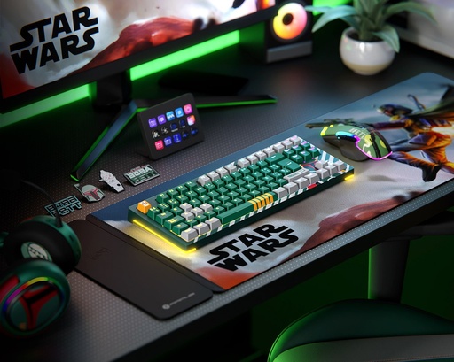 [PKS-S082BF-Gn] Primus Gaming - Keyboard - Wireless / Wired - Spanish (Latin American) - 2.4 GHz / Bluetooth / USB 2.0