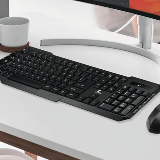 [ID225XTK20] Xtech XTK-309S - Juego de teclado y ratón - inalámbrico - 2.4 GHz - QWERTY - español
