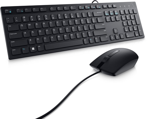 [KM300C] Dell KM300C - Juego de teclado y ratón - USB - QWERTY - EE. UU. - negro - con 1 Year Basic Hardware Warranty Repair