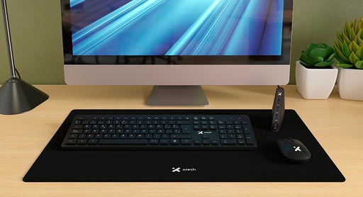 [XTK-320S] Xtech - MM Keyboard wls, mouse wls, mouse pad XL and USB 3.0 Hub Kit - Spanish - Wireless / Wired - 2.4 GHz / USB
