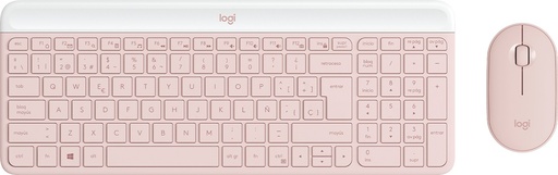 [920-011312] Logitech - Keyboard and mouse set - Spanish - Wireless - Rose
