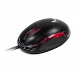 Xtech - Mouse - Wired - USB - Black - 3D optical