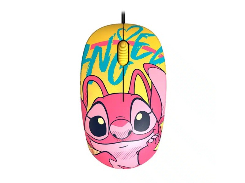 Xtech - XTM-D406ST-YL - Mouse - USB - Wired - Disney Stich Yellow