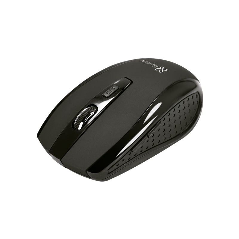 Klip Xtreme Klever KMW-340 - Ratón - óptico - 6 botones - inalámbrico - 2.4 GHz - receptor inalámbrico USB
