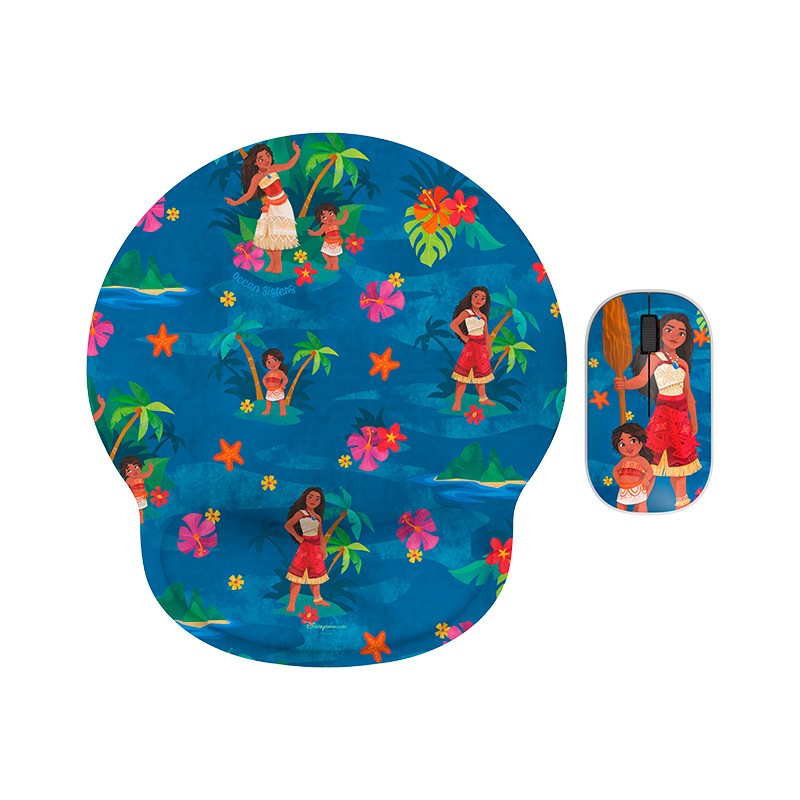 Xtech - XTM-DKT3MO - Mouse and mouse pad kit - 2.4 GHz - Wireless - Moana 2 KT3MO