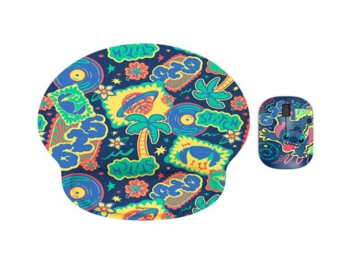 [XTM-DKT1ST] Xtech - XTM-DKT1ST - Mouse and mouse pad kit - 2.4 GHz - Wireless - Stitch KT1ST - Disney Stitch