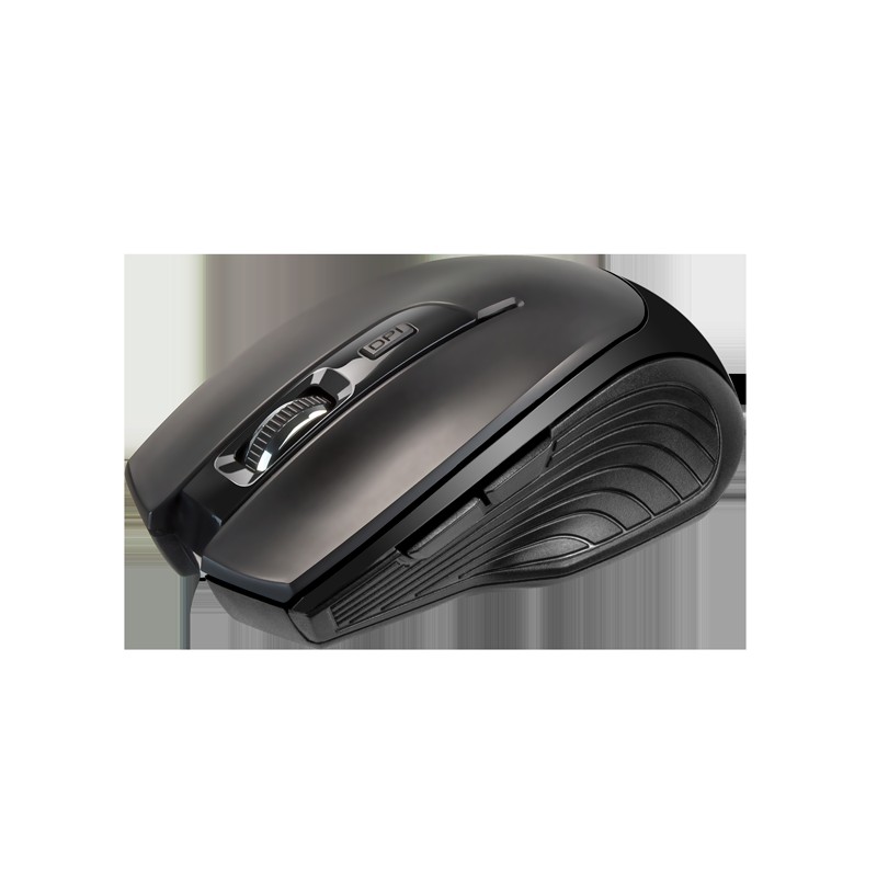 Klip Xtreme - Voltrex - Mouse - Wireless - 2.4 GHz - Black - 1600dpi
