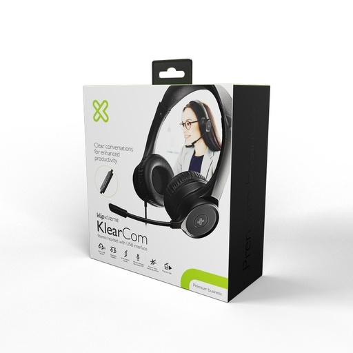 [KCH-510] Klip Xtreme - KCH-510 - Headset - Para Conference / Para Home audio - Wired - Stereo -console cmd.