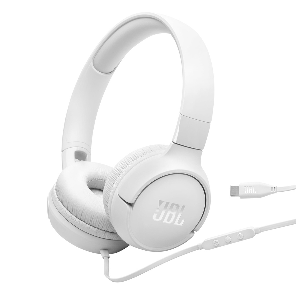 JBL TUNE - Headphones - 520 C Non-TWS White