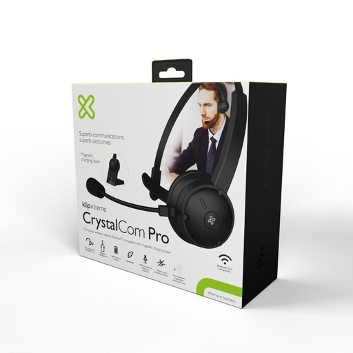 [KCH-905] Klip Xtreme - KCH-905 - Headset - Para Conference / Para Home audio - Wireless - Charging Base