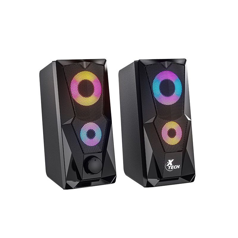 Xtech - Altavoces - 2.0 canales - Negro - Gaming con luz LED XTS-131