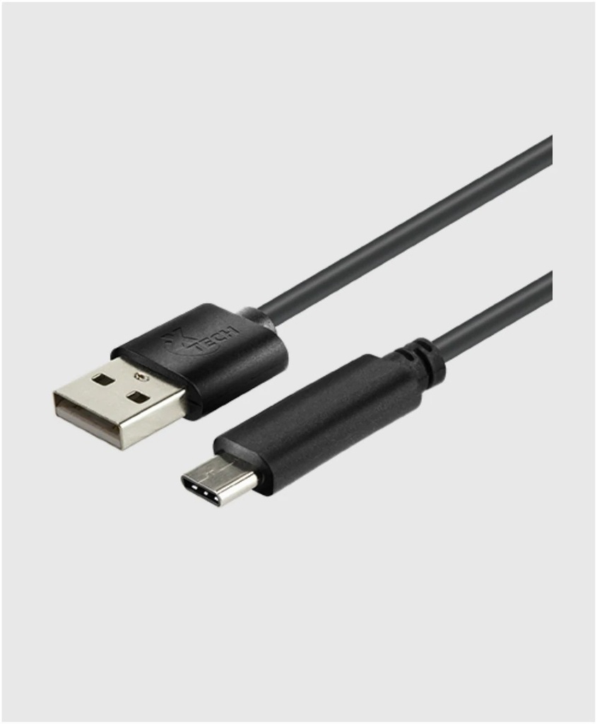 Xtech XTC-510 - Cable USB - 24 pin USB-C (M) reversible a USB (M) - USB 2.0 - 1.8 m - negro