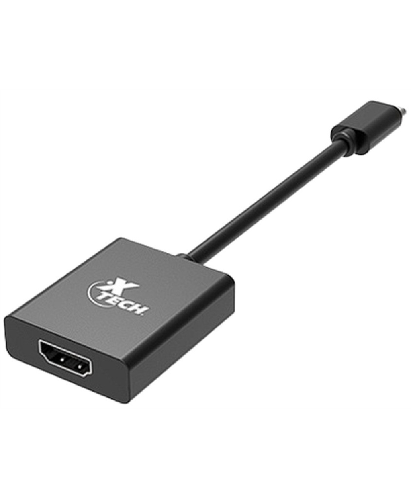 Xtech - Video adapter - USB Type C - HDMI - Black - (m) to (f) XTC-541