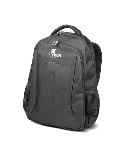 [TS-003769] Xtech - Laptop Backpack - 15.6" - Durable polyester / 100% polyester - All black - UrbanPro XTB-224