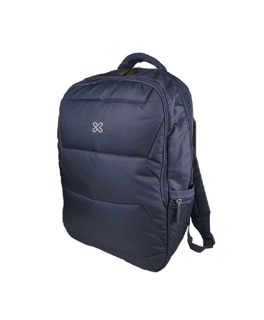 Klip Xtreme - Notebook carrying backpack - 15.6" - 1200D Nylon - Blue - - Two Compartments