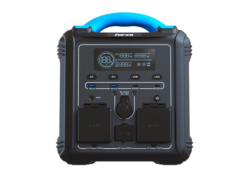Forza Titan Series - Battery backup - 700 Watt - AC 110/120 V - 2AC/8DC 3.75V LiMnFePO4
