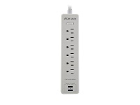 [AU130FOR25] Forza - Surge protector - AC 110/220 V - 5 Tomas de Corriente - UNV NEMA 2USB 5ft WH